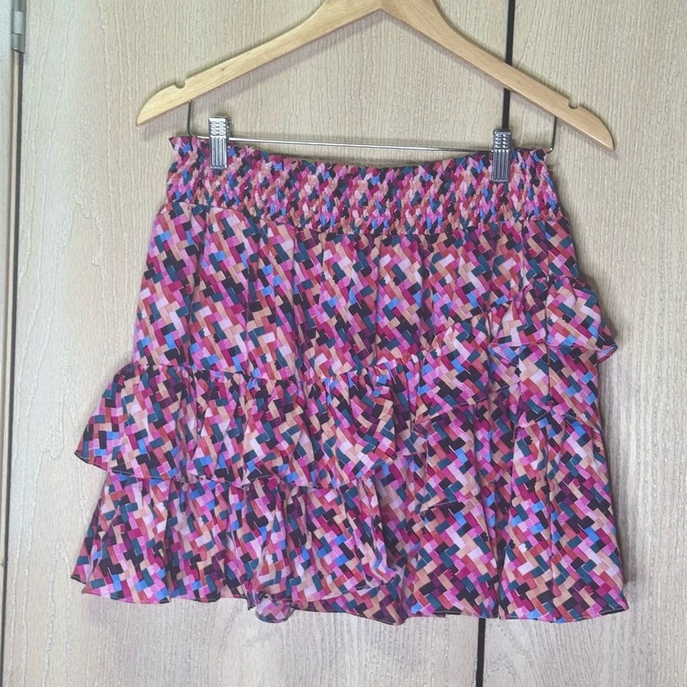 The Shirt by Rochelle Behrens Vibrant Mini Skirt